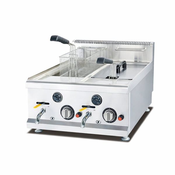 Freidora a gas de sobremesa 10+10 litros - Luxury Serie 650
