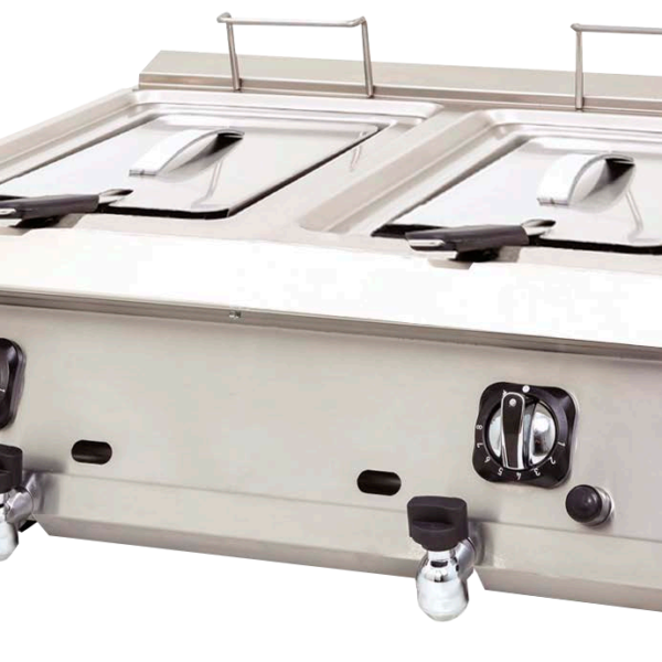 FREIDORA DE 12L DOBLE CON GRIFO - EUROPEA - GAS