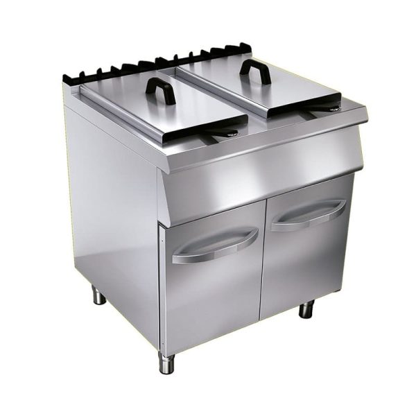 Freidora a a gas con mueble de 15+15 litros - Serie Elite 700