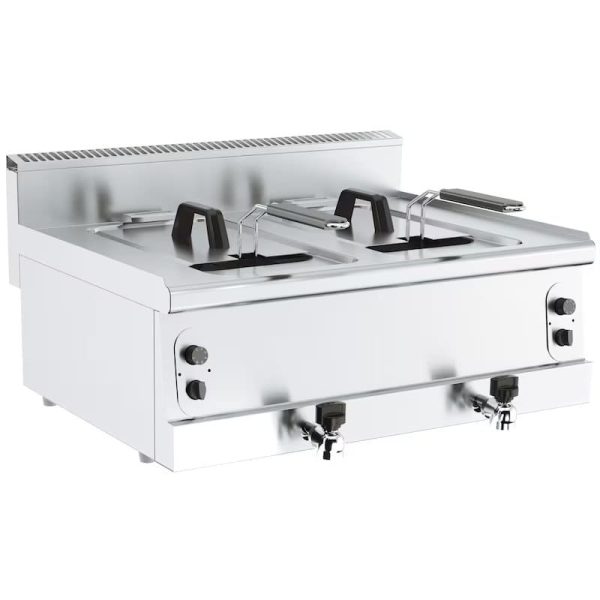 Freidora a gas de sobremesa 8+8 litros - Serie Elite 600