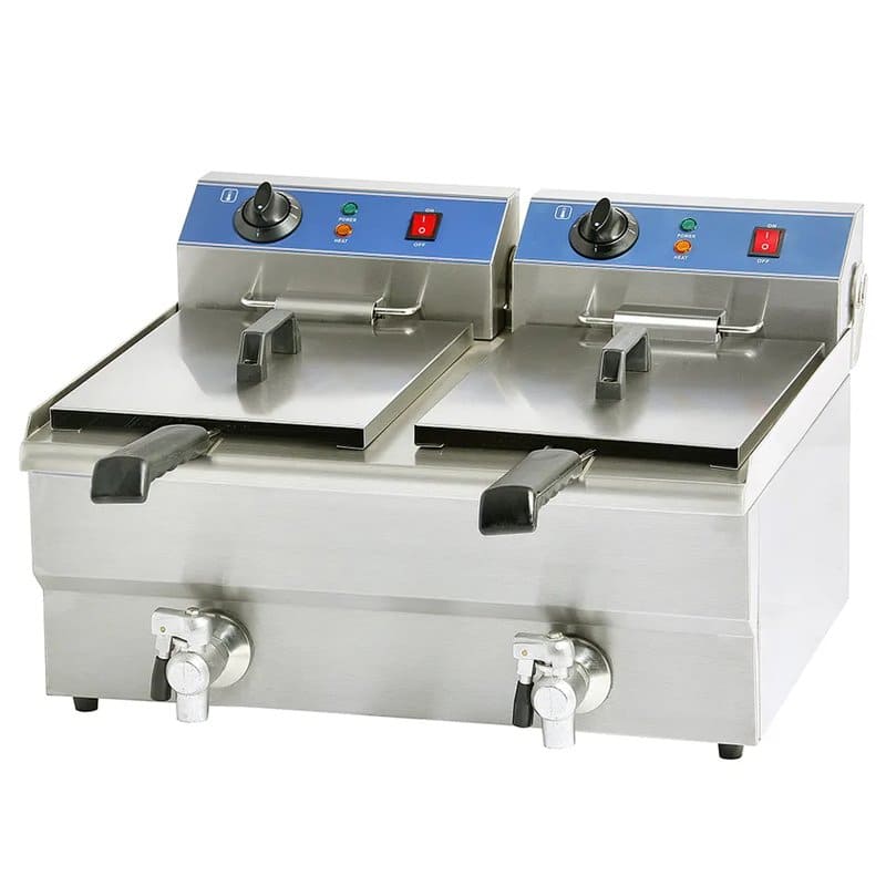 Freidora eléctrica trifásica de 19 litros