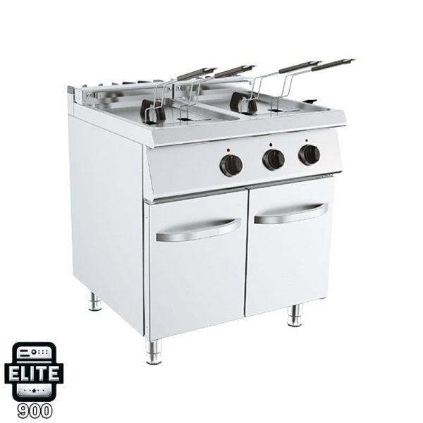 Freidora eléctrica con mueble de 22+22 litros - Serie Elite 900