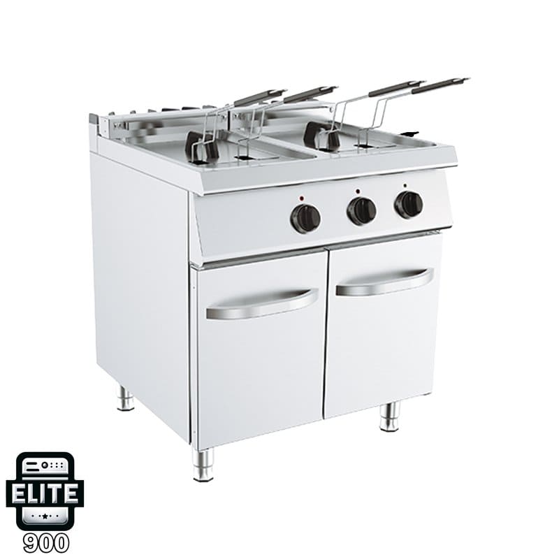 Freidora eléctrica con mueble de 22+22 litros - Serie Elite 900