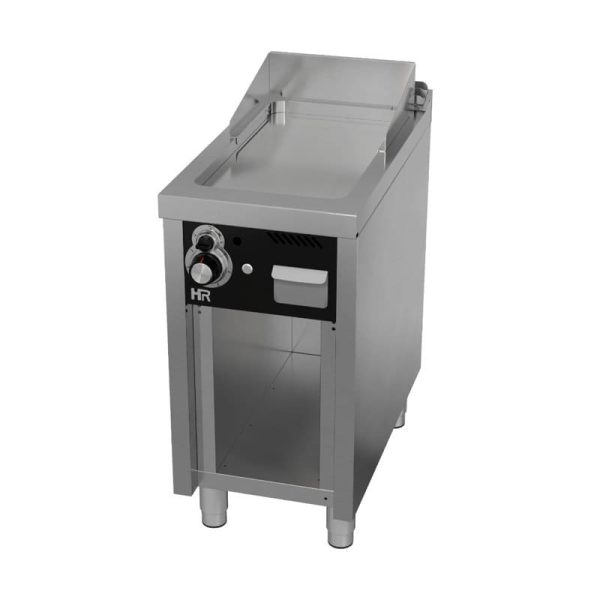 Fry-top con mueble a gas de cromo duro - Fainca HR
