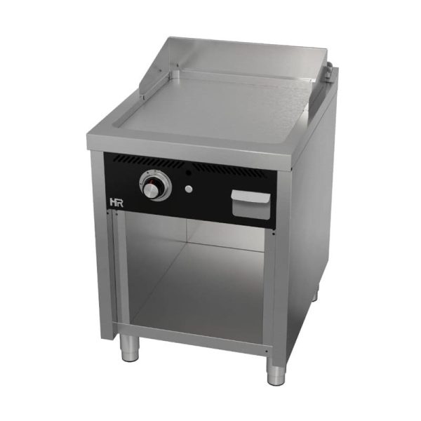 Fry-top con mueble doble a gas de acero rectificado - Fainca HR