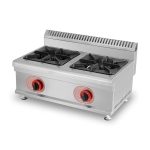 Cocina horizontal a gas de sobremesa de 2 quemadores - Imagen 2