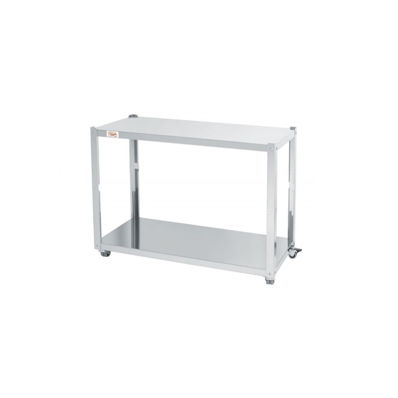 Mesa de Soporte Para Asador Feca Con Estantes