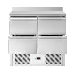 Mesa refrigerada de preparación GN1/1 de cuatro cajones 900x700 mm - Imagen 3
