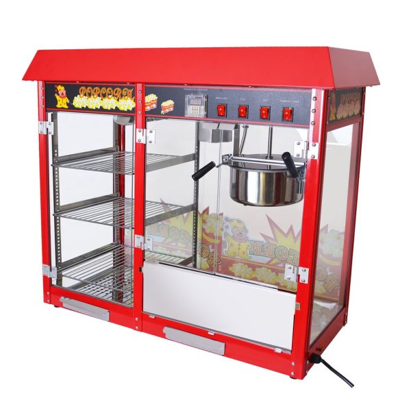 Máquina de Palomitas Con Vitrina Caliente.