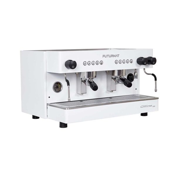 Cafetera automática profesional 2 grupos blanca - Futurmat Serie Ottima