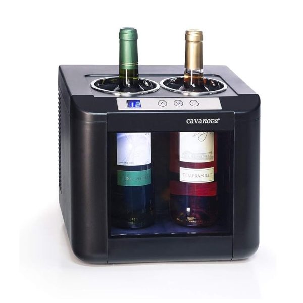 Vinoteca de sobremesa para 2 botellas