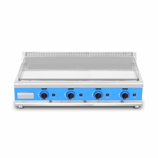 Plancha a gas de cromo duro super de 1200 mm