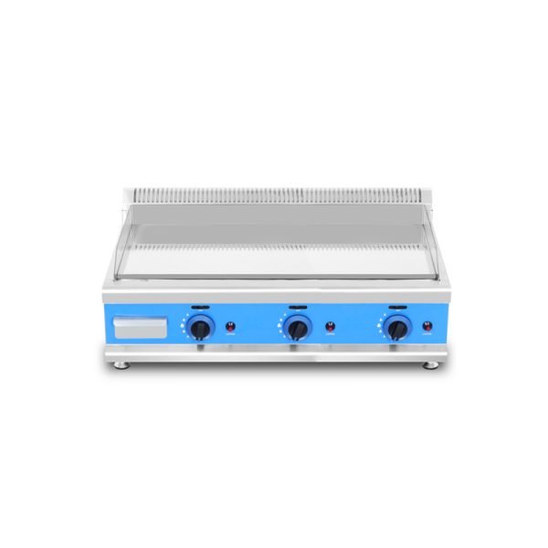 Plancha a gas de cromo duro super de 900 mm