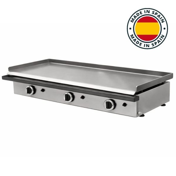 Plancha a gas desmontable de hierro de 1000 mm - Serie Eco