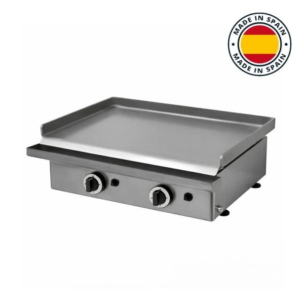 Plancha de cromo duro desmontable a gas de 600 mm