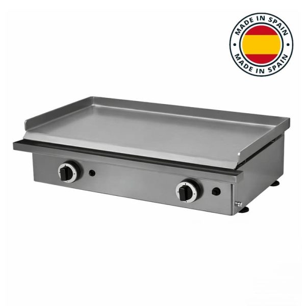 Plancha de cromo duro desmontable a gas de 800 mm