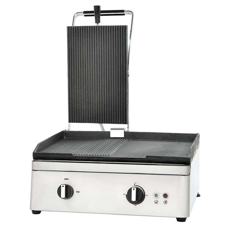 Grill + plancha eléctrica mediana - Serie Magma