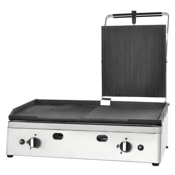 Grill + plancha a gas grande - Serie Magma