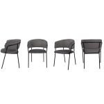 Silla de interior color gris - Serie Lily - Imagen 5