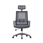 Silla de oficina ergonómica color gris - Imagen 2