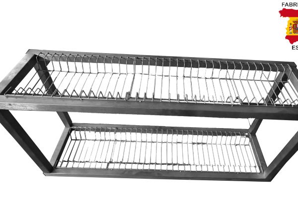 Soporte escurreplatos doble de 1000 mm