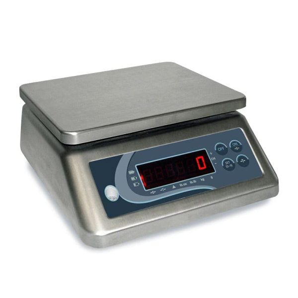 Bácula electrónica de sobremesa con plato acero inoxidable - Baxtran