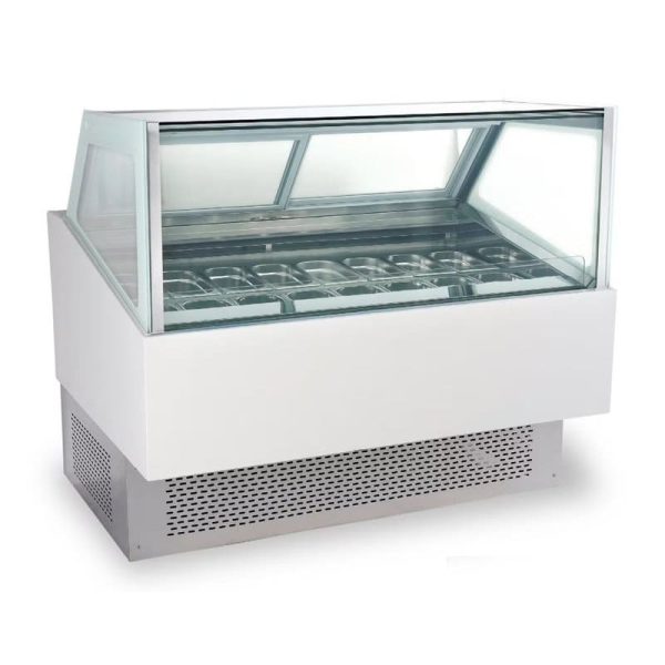 Vitrina expositora refrigerada para helados de 1500 mm