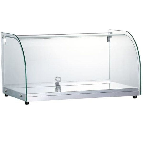 Vitrina curva expositora neutra de 25 litros 554x376x305 mm
