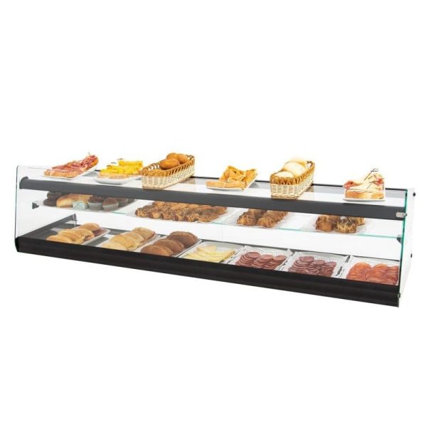 Vitrina neutra de tapas de cristal 1104 mm